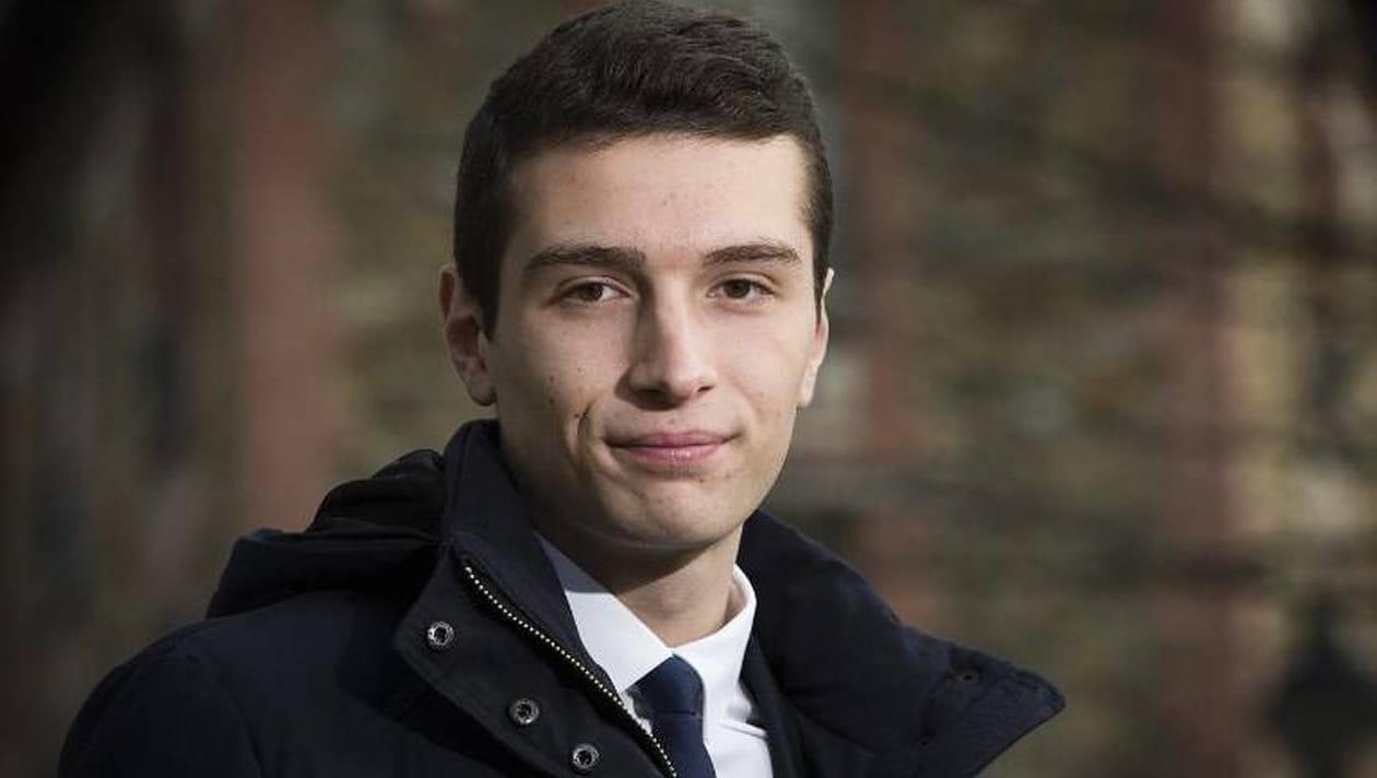 Jugendfoto von Jordan Bardella