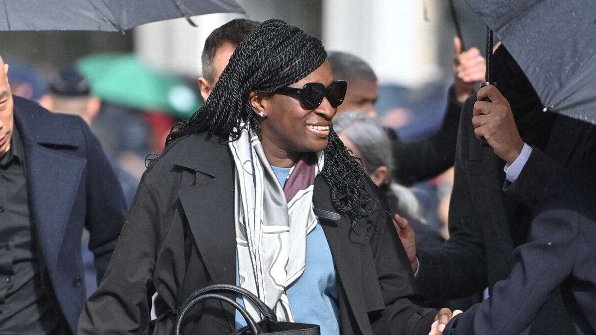 Begrafenis van Michel Blanc met zijn partner Ramatoulaye Diop