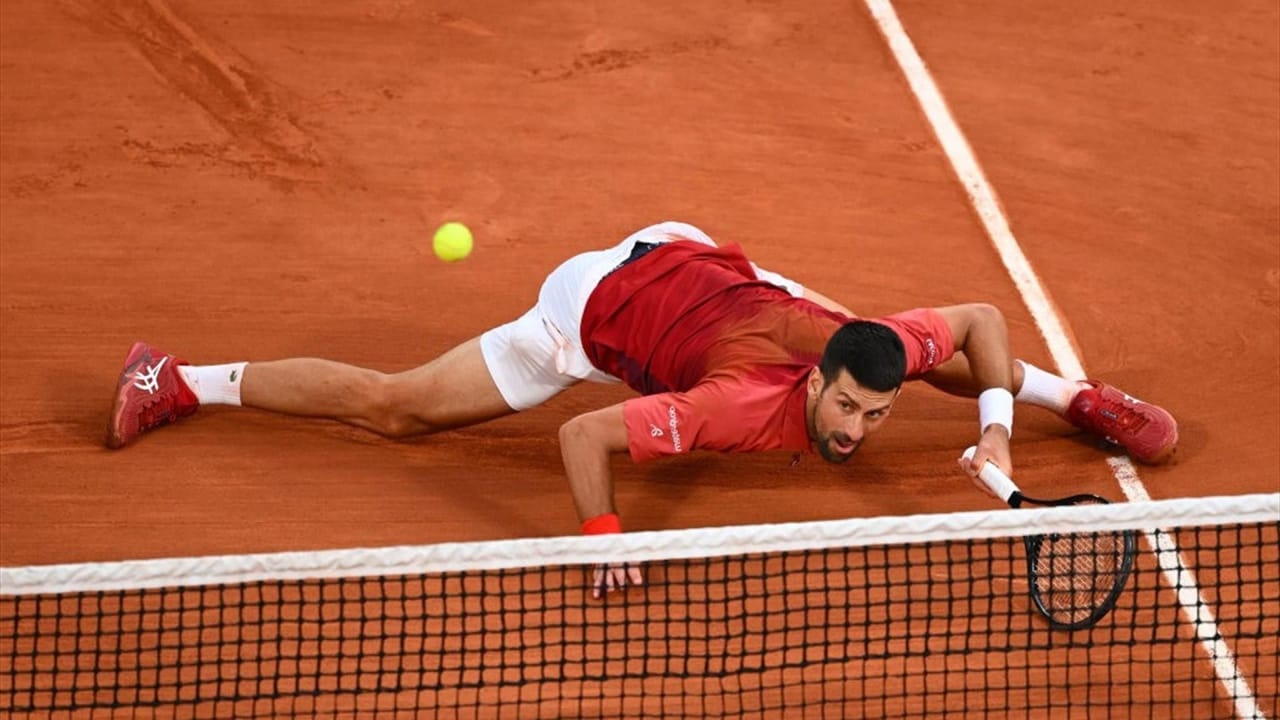 Novak Djokovic at Roland Garros