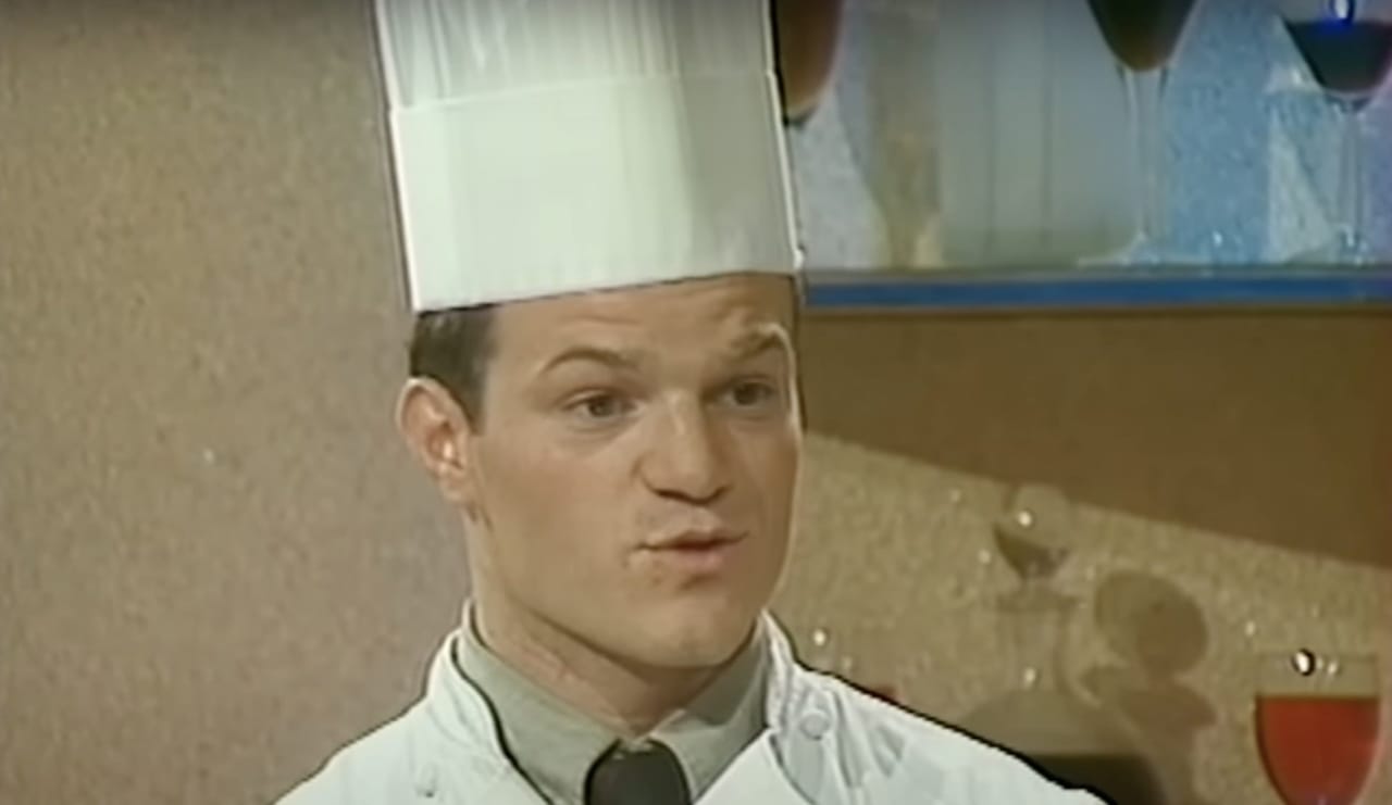 Philippe Etchebest jung im Fernsehen