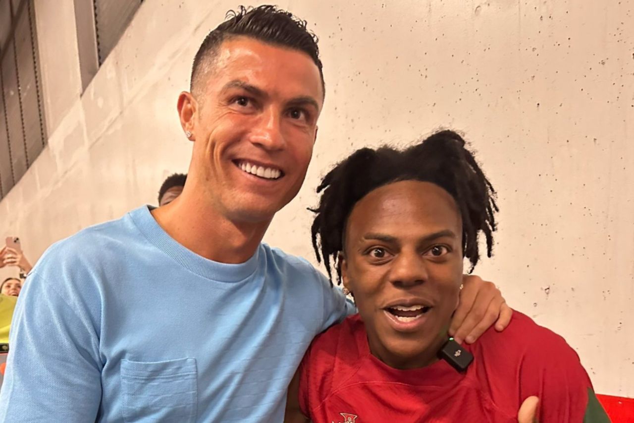 photo of ishowspeed and Ronaldo