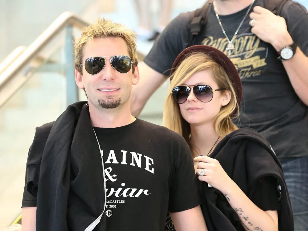 Avril Lavigne and Chad Kroeger - Illustration from Fortune article Chad Kroeger