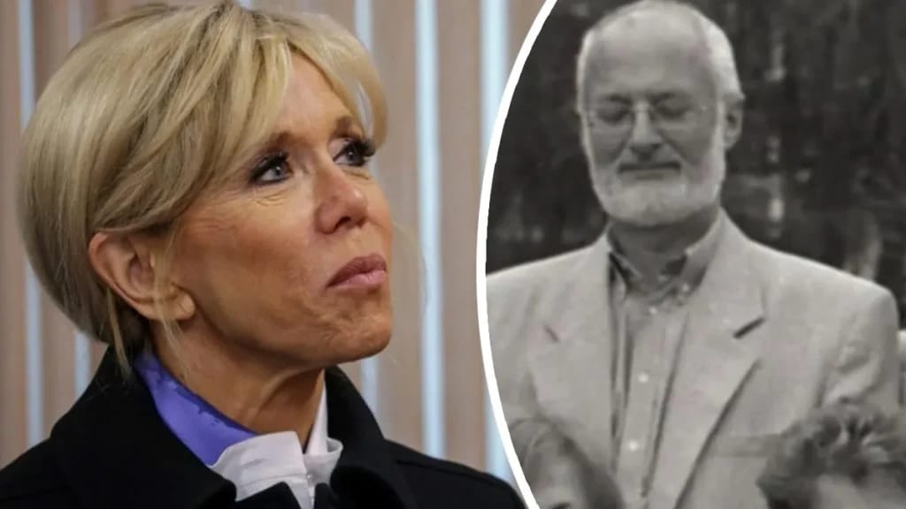 Brigitte Macron et feu Andre-Louis Auziere - illustration de l'article fortune Andre-Louis Auziere