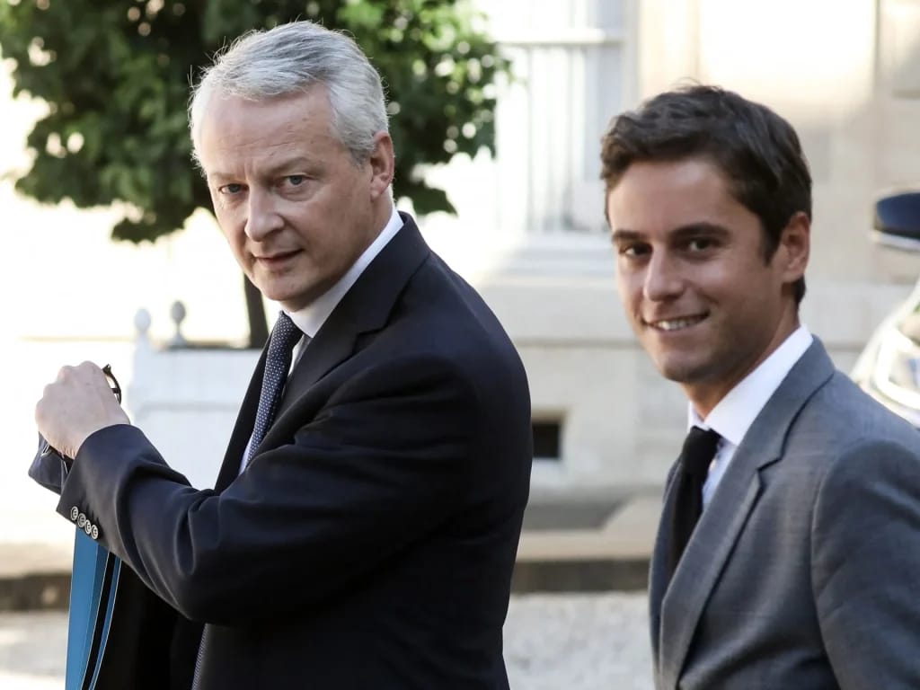 Bruno Le Maire and Gabriel Attal - Illustration of the article Bruno Le Maire Fortune