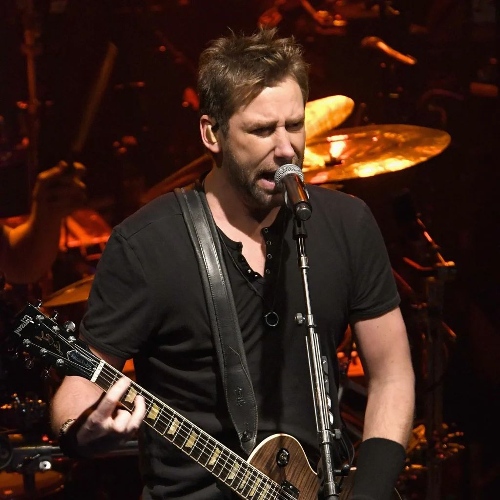 Chad Kroeger on stage - Illustration from Fortune article Chad Kroeger