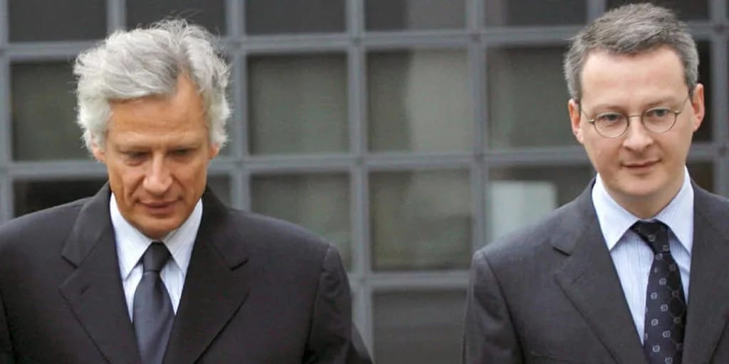 Dominique de Villepin and Bruno Le Maire - Illustration of the article Bruno Le Maire Fortune