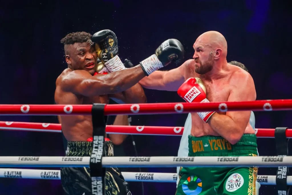 Francis Ngannou vs Tyson Fury - Illustration of the article Francis Ngannou Fortune