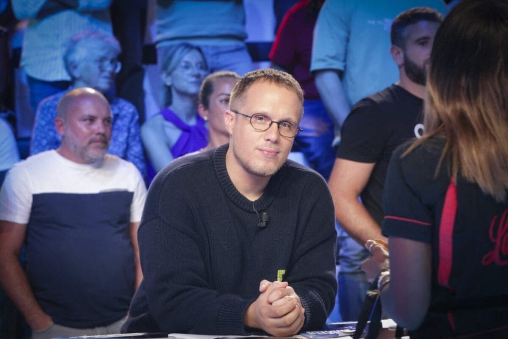 Guillaume genton on the TV set