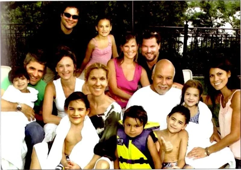 The Angélil family - Cover photo of Anne-Marie Angélil Fortune article