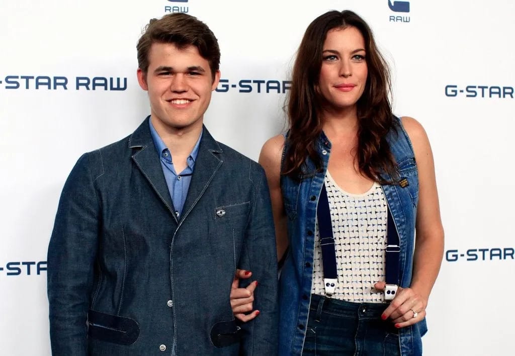 Liv Tyler and Magnus Carlsen (G-star Raw ambassador) - Magnus Carlsen Fortune