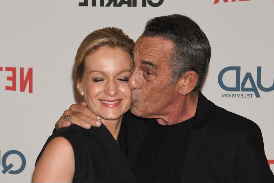 photo of his wife and Thierry Ardisson