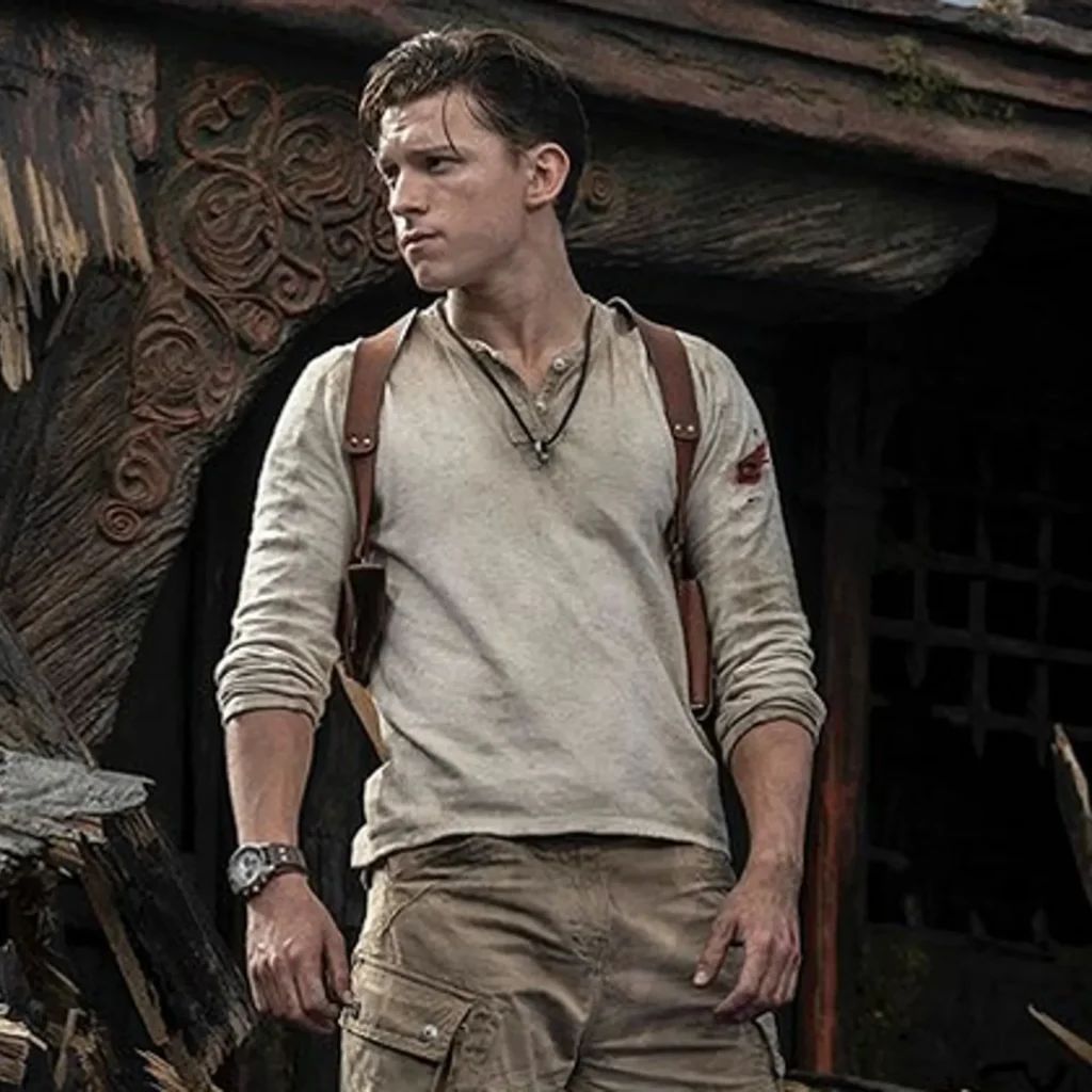 Tom Holland in Uncharted - illustration photo from the article Fortune Tom Holland
