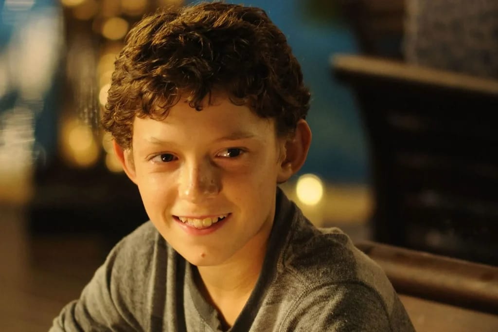 Tom Holland as a child - illustration photo from the article Fortune Tom Holland