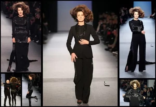 Valerie Lemercier defile Gaultier - Article illustration valerie lemercier fortune