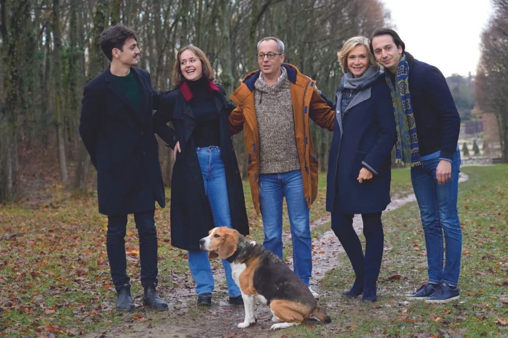 Valérie Pécresse mit ihrer Familie