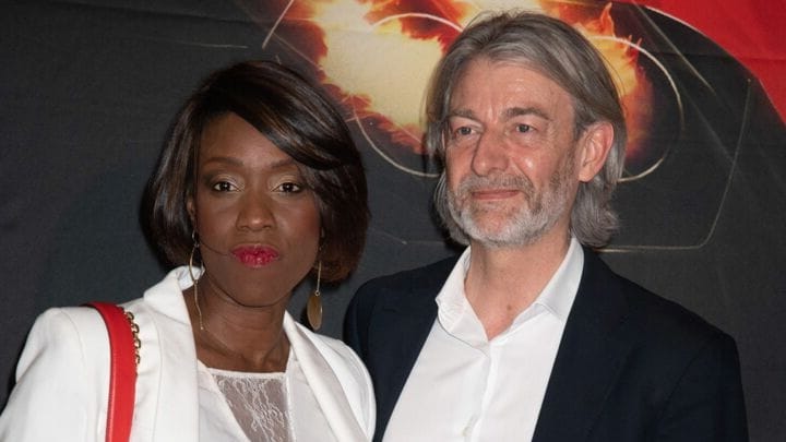 Gilles Verdez and his wife