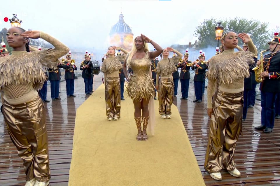 Aya Nakamura at the 2024 Paris Olympics