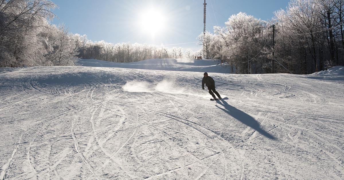 photo of skiing at Camp Fortune