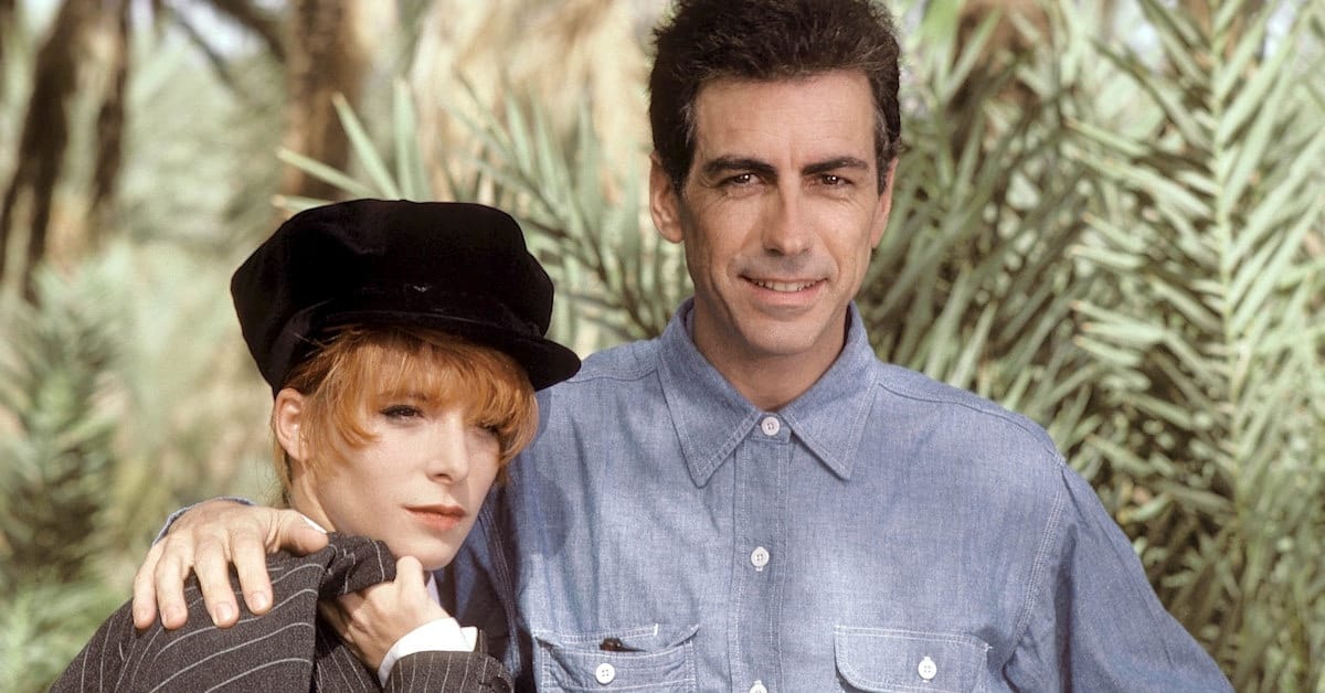 photo of Alain Chamfort and ex-partner mylène FARMER