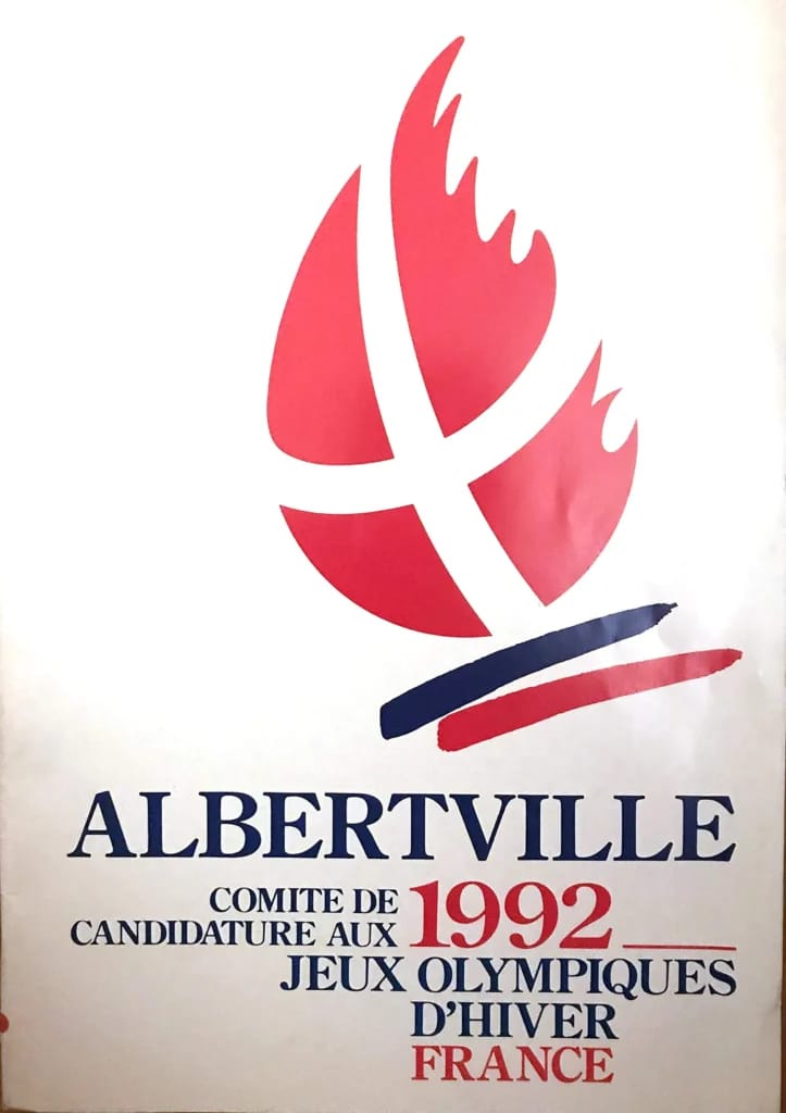 Albertville 1992 - illustration photo of Fortune article Isabelle Altmayer