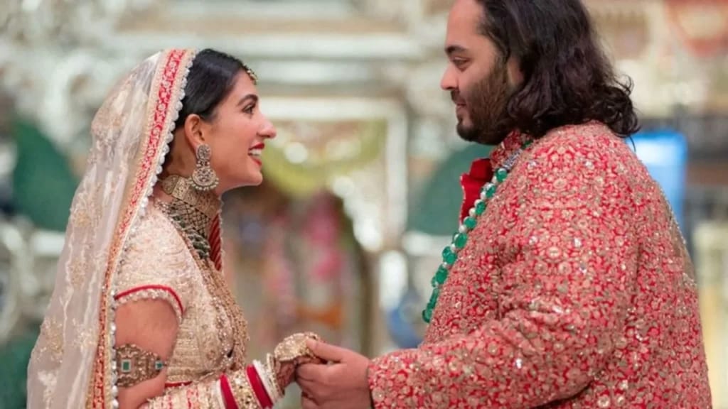 Anant Ambani en zijn vrouw - foto ter illustratie van het artikel Anant Ambani Fortune