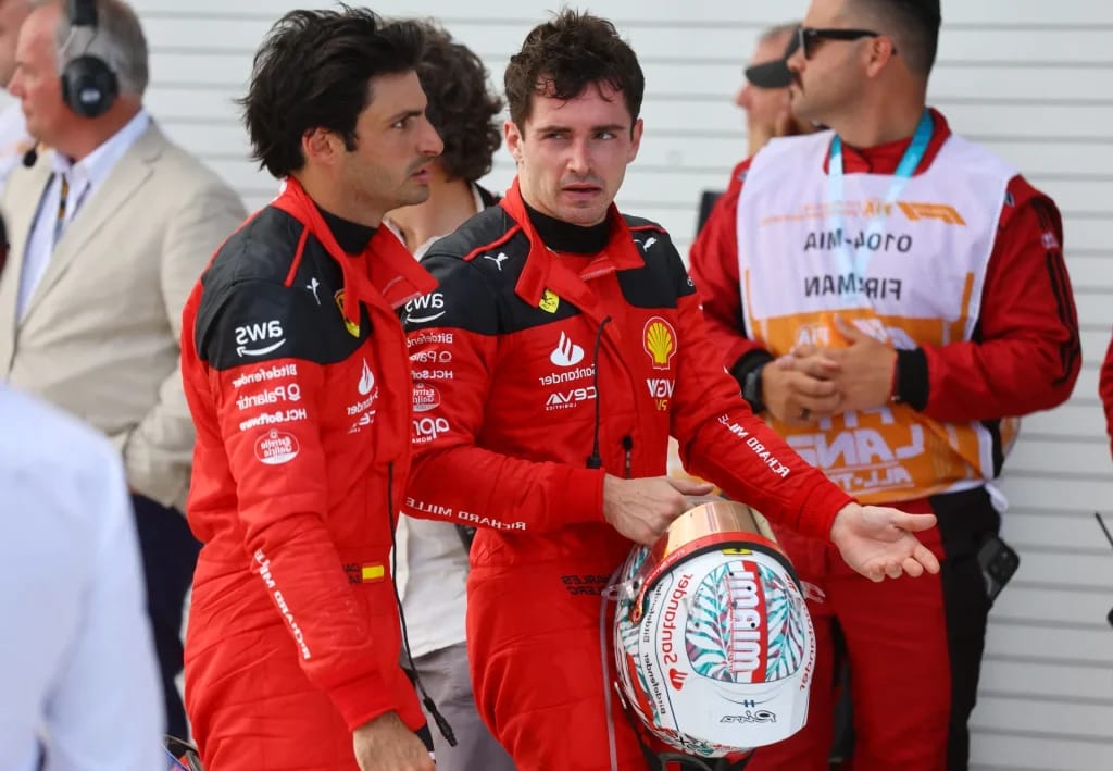 Charles Leclerc en Carlos Sainz - Illustratie van het artikel Salaire Charles Leclerc