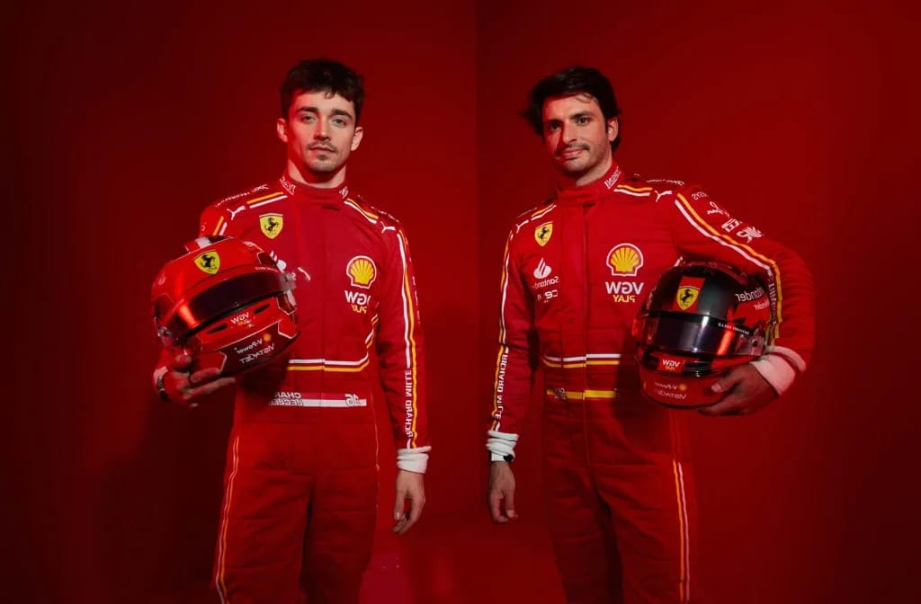 Charles Leclerc en Carlos Sainz - Illustratie van het artikel Salaire Charles Leclerc