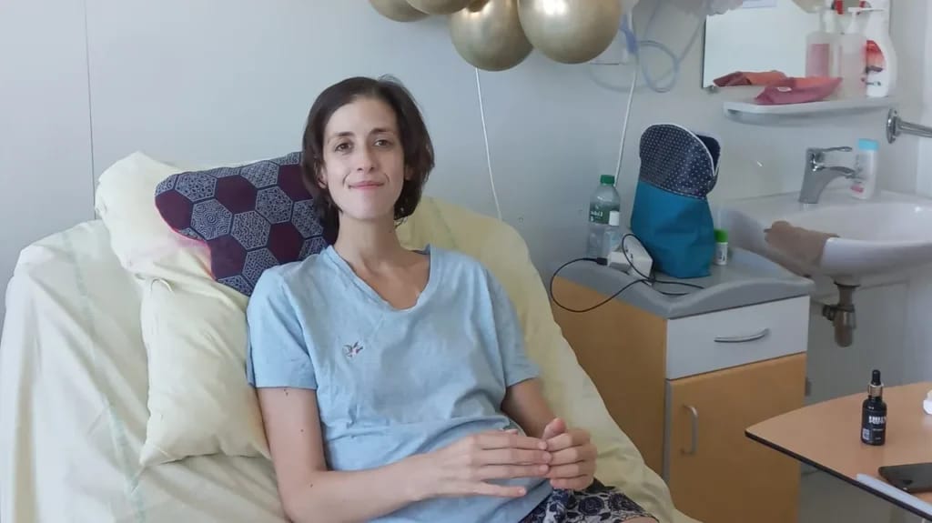 Clémentine Vergnaud in het ziekenhuis - Illustratie bij het artikel Fortune Clémentine Vergnaud