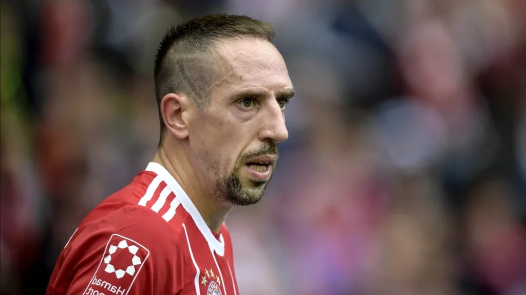 Franck Ribéry - Illustrationsbild des Artikels über die reichsten Fußballspieler Frankreichs