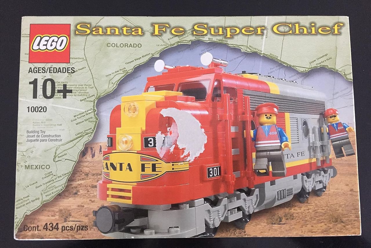 eines der ältesten und teuersten Setd von lego, Lego 10020 Santa Fe Super Chief