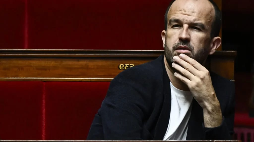 Manuel Bompard at the National Assembly - Illustration of the article Manuel Bompard Fortune