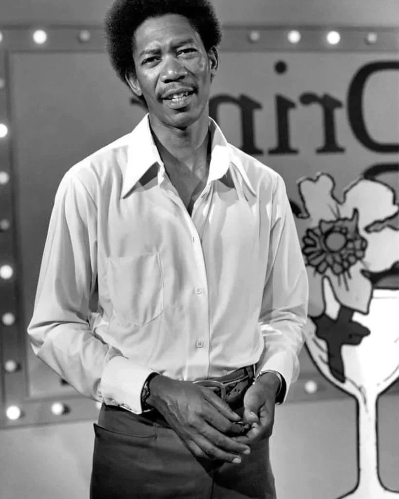 Morgan Freeman in his youth - Illustration from the Morgan Freeman Fortune article