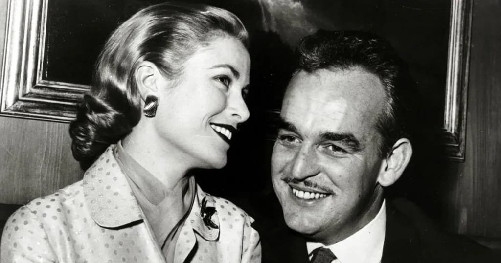 Prince Rainier III and Grace Kelly - Illustration of the Fortune Grimaldi Monaco article