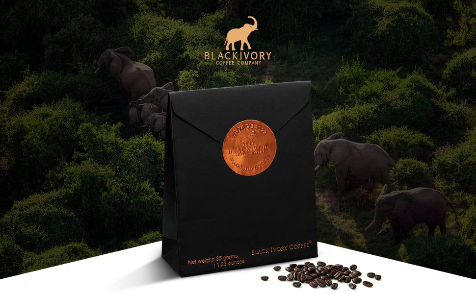 The world's most expensive and only Black Ivory Coffee