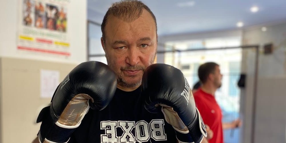 Christophe Tiozzo, former super-middleweight world champion, showing his trademark smile.