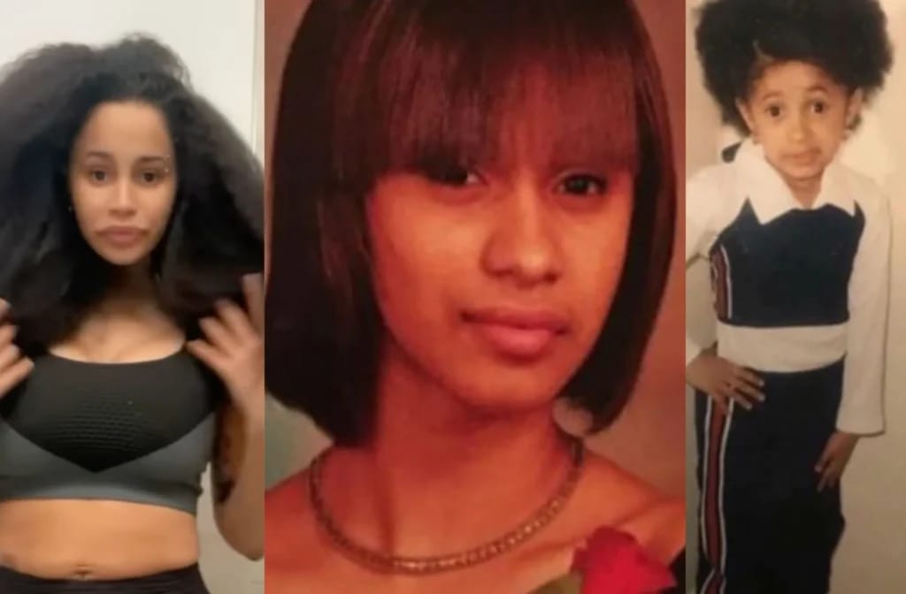 Cardi B im Wandel der Zeiten - Illustration zum Artikel über Cardi B Fortune