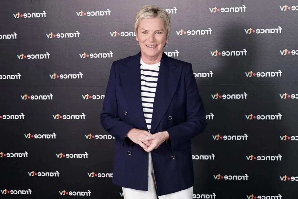 Élise Lucet - Photo illustration of Fortune Élise Lucet article