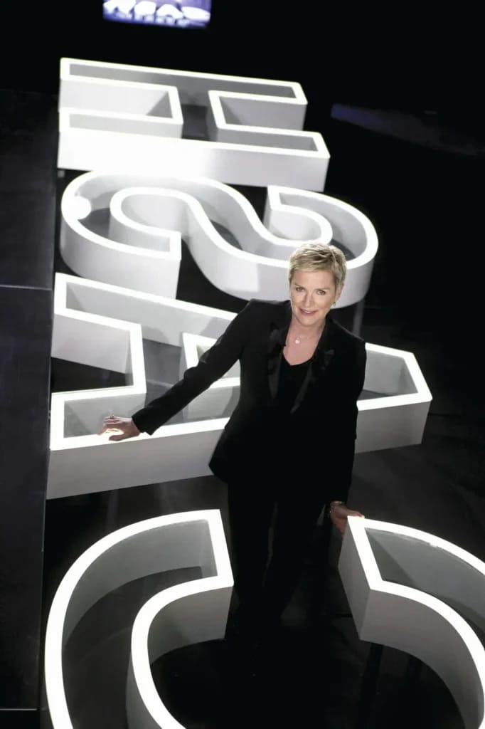 Élise Lucet - Photo illustration of Fortune Élise Lucet article