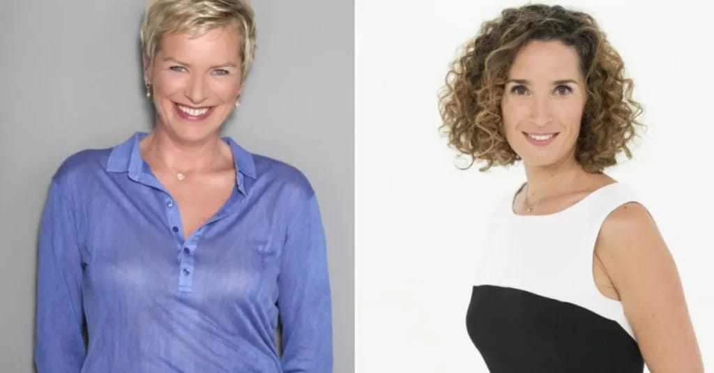 Elise Lucet und Marie-Sophie Lacarrau - Foto zur Illustration des Artikels Fortune Marie-Sophie Lacarrau