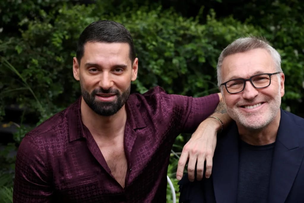 Hugo Manos and Laurent Ruquier - Illustration of the article Fortune Laurent Ruquier