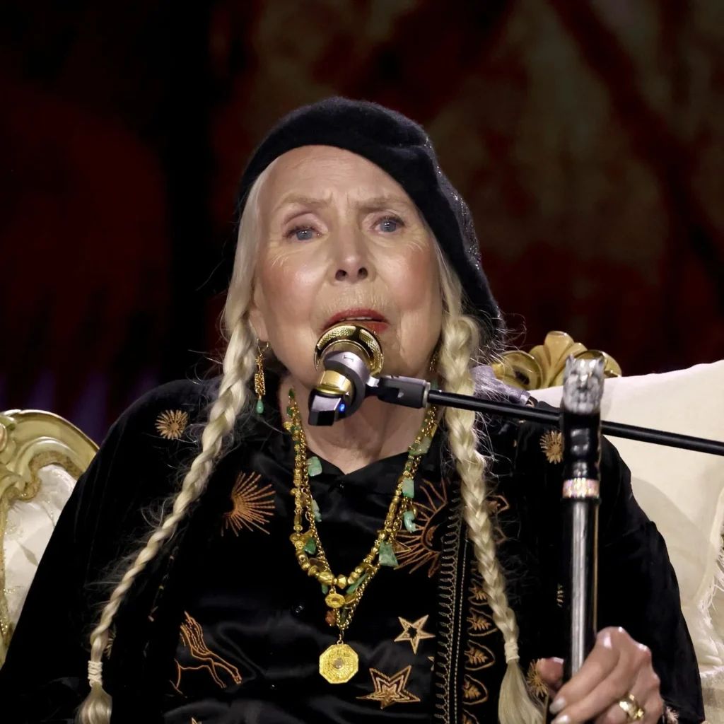 Joni Mitchell - Illustration des Artikels über die reichsten Sänger Kanadas