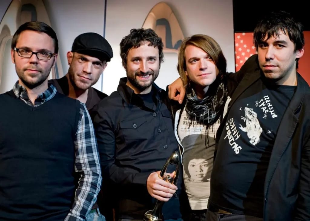 Karkwa - Illustratie foto van Fortune artikel Louis-Jean Cormier