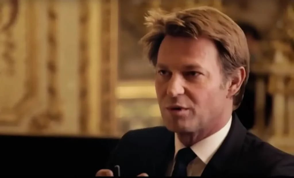 Laurent Delahousse - Illustrationsfoto des Artikels Vermögen Laurent Delahousse