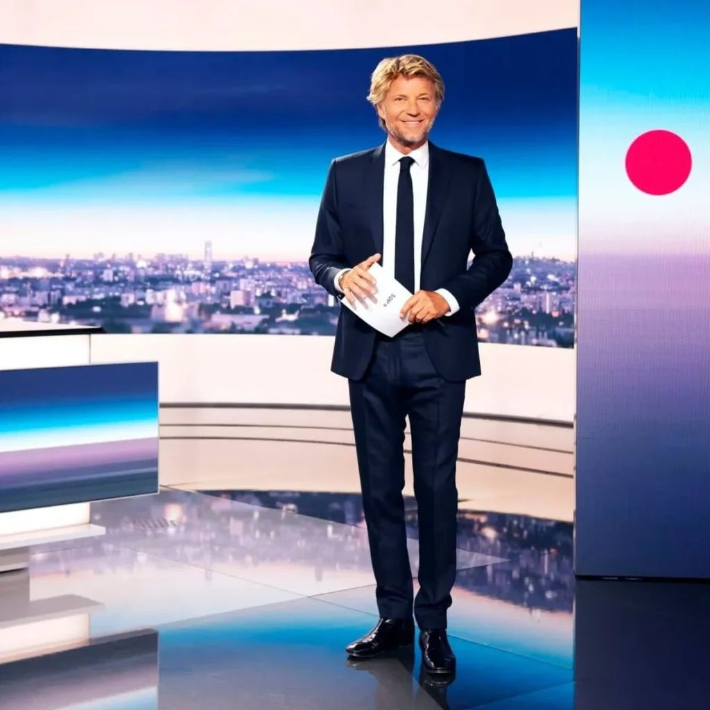 Laurent Delahousse - Illustrationsfoto des Artikels Vermögen Laurent Delahousse