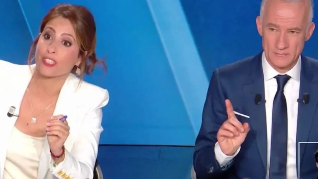 Léa Salamé en Gilles Bouleau - Illustratie van het artikel Fortune Gilles Bouleau