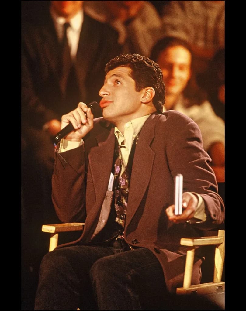 Nagui in seinen Anfängen bei Taratata - Illustrationsfoto des Artikels Vermögen Nagui