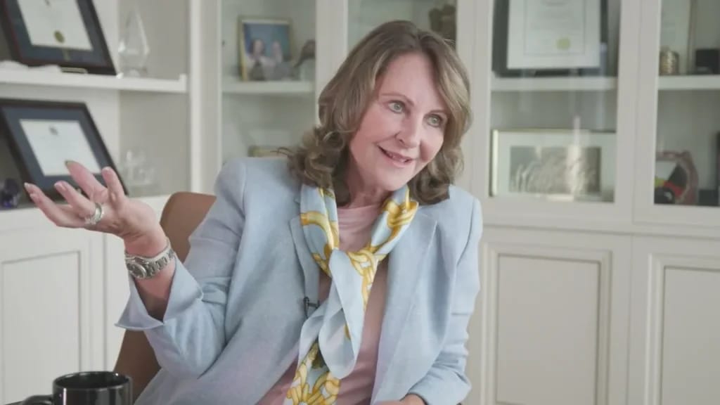 Nancy Southern - Foto-illustratie van Fortune-artikel Nancy Southern