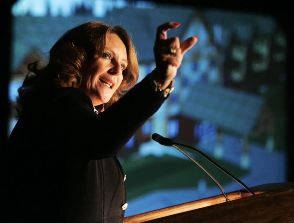 Nancy Southern - Foto-illustratie van Fortune-artikel Nancy Southern