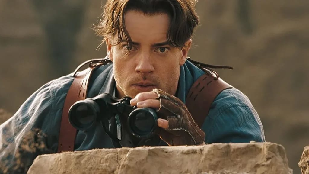 Brendan Fraser in Die Mumie 3 - Illustrationsfoto des Artikels Vermögen Brendan Fraser