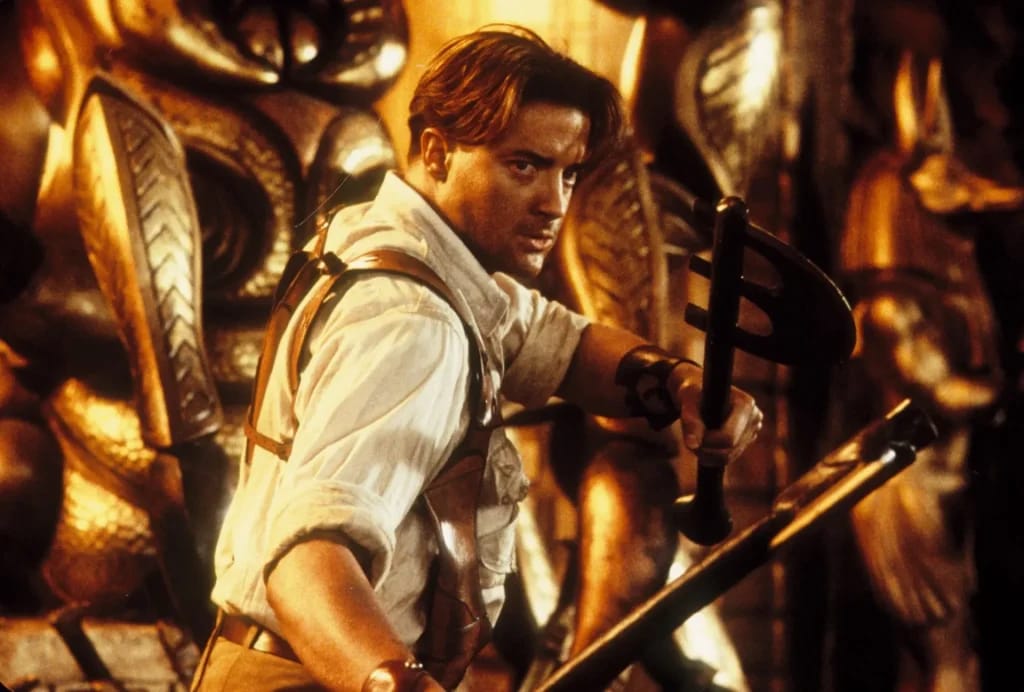 Brendan Fraser in Die Mumie kehrt zurück - Illustrationsfoto des Artikels Vermögen Brendan Fraser